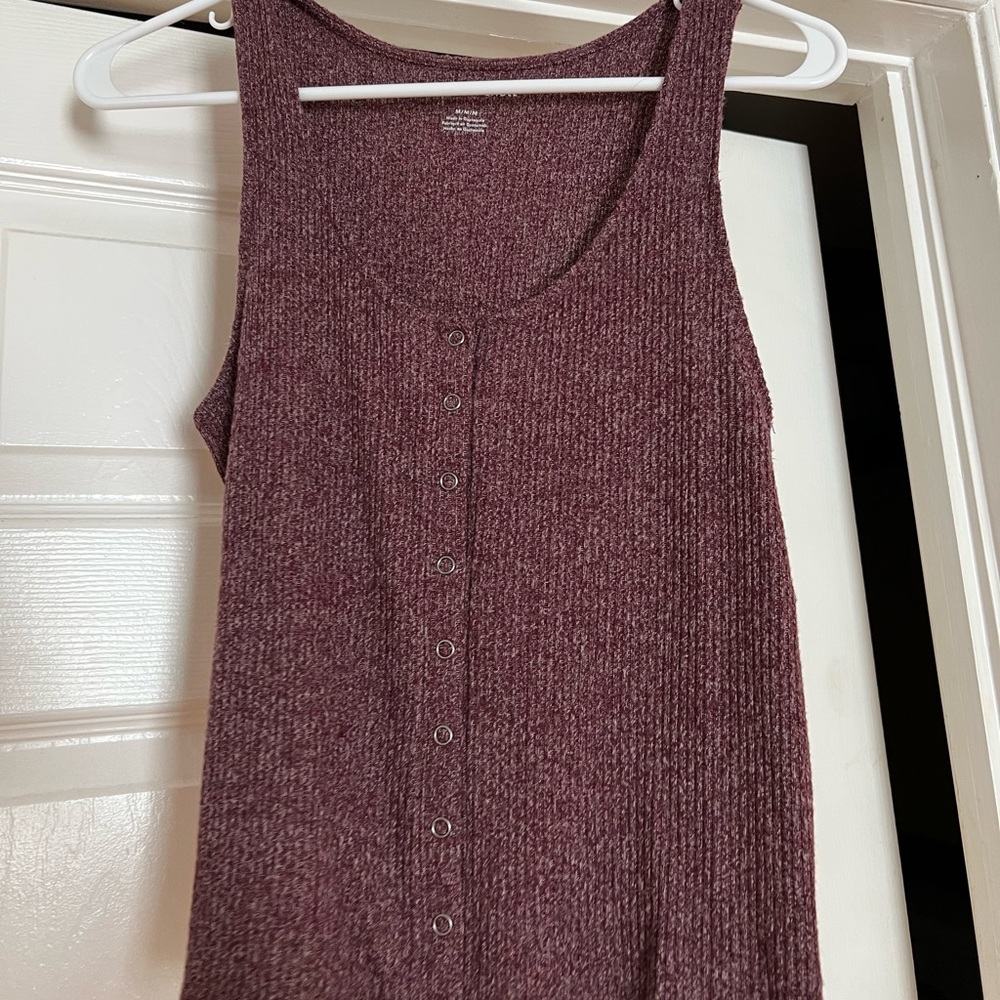 Maroon tank top